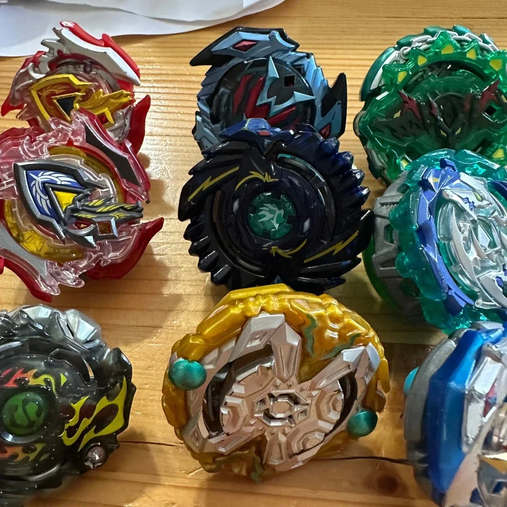 Beyblade Burst Lot of 10 Spinning Tops‎ Turbo Valtryek Achilles Battle Toy Set